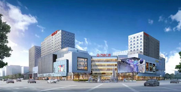 東壩萬達廣場音樂噴泉