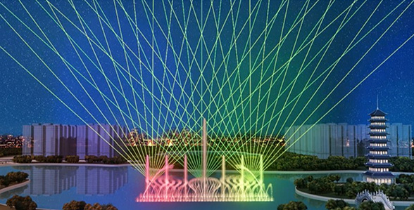 臨漳七子湖漂浮噴泉