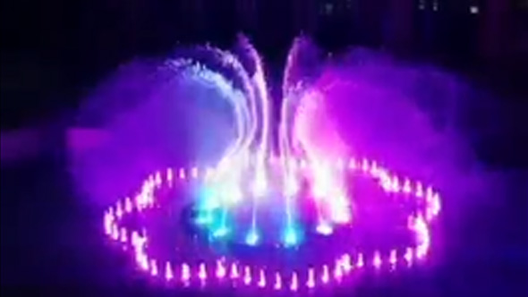 德州奧特萊斯音樂噴泉